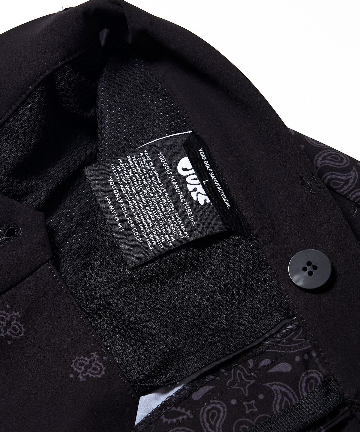 욜프(YORF) YORF SHORTS PAISLEY BLACK