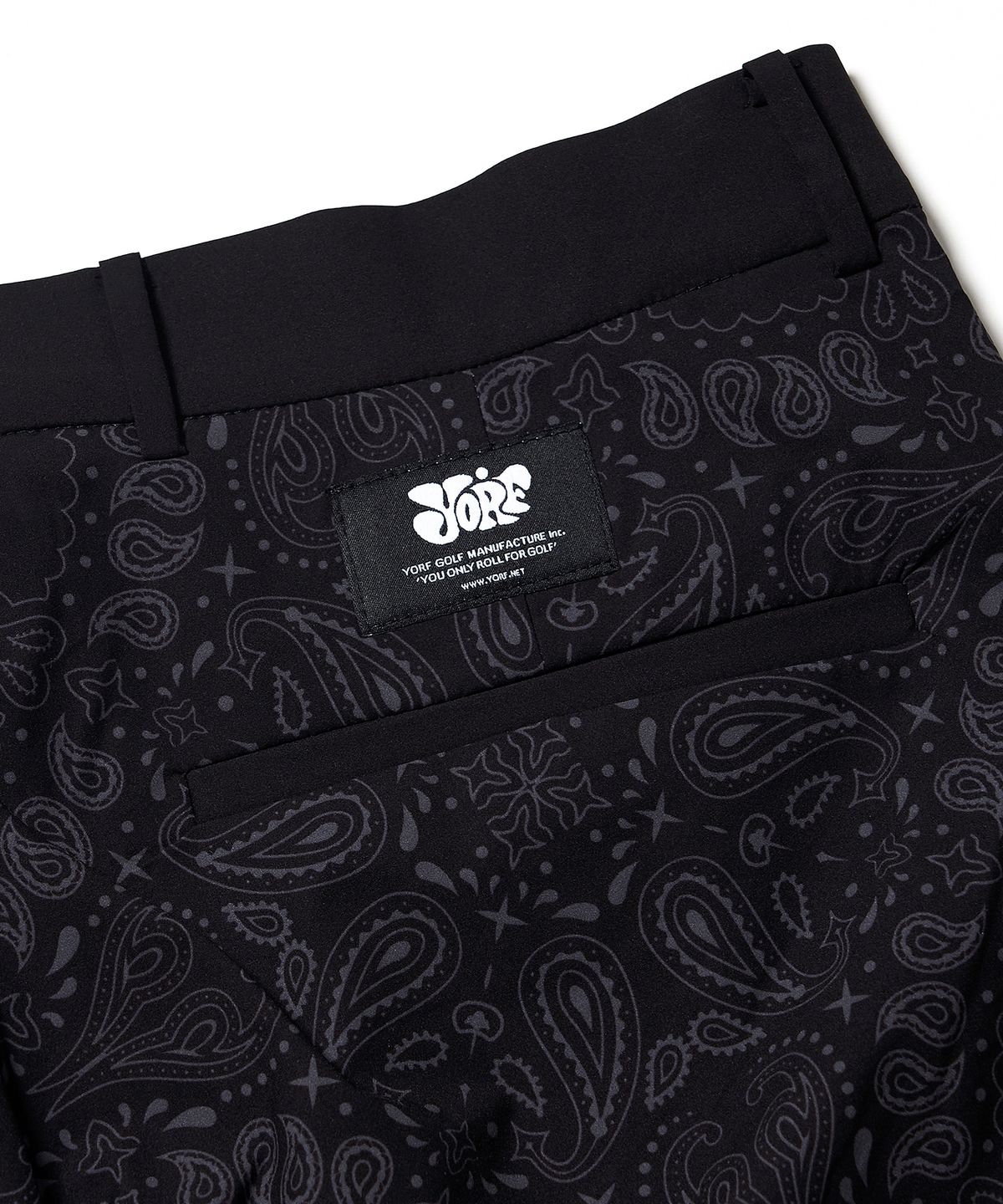 욜프(YORF) YORF SHORTS PAISLEY BLACK