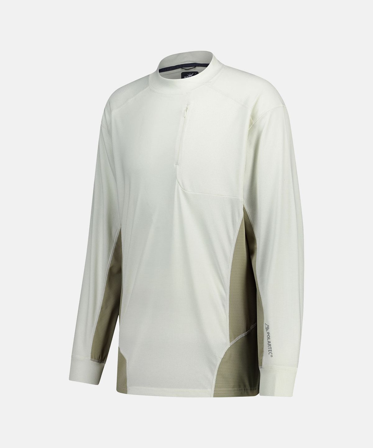 썬러브투어(SUNLOVETOUR) Polartec® Delta Mockneck L/S Tee Ivory