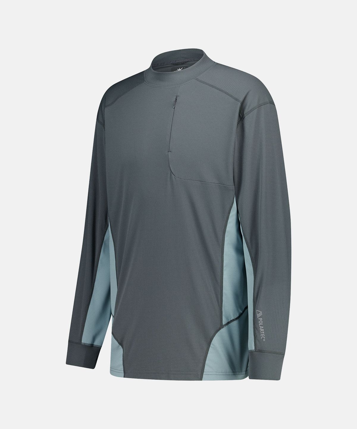썬러브투어(SUNLOVETOUR) Polartec® Delta Mockneck L/S Tee Charcoal