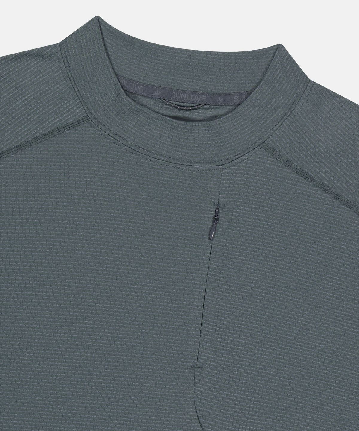 썬러브투어(SUNLOVETOUR) Polartec® Delta Mockneck L/S Tee Charcoal