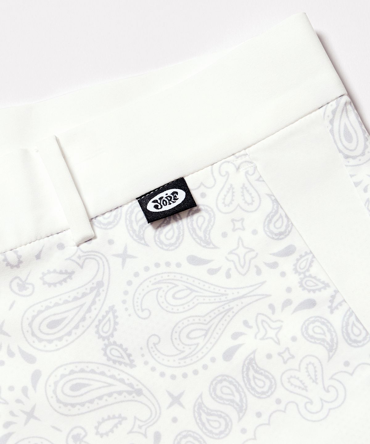 욜프(YORF) YORF SHORTS PAISLEY WHITE