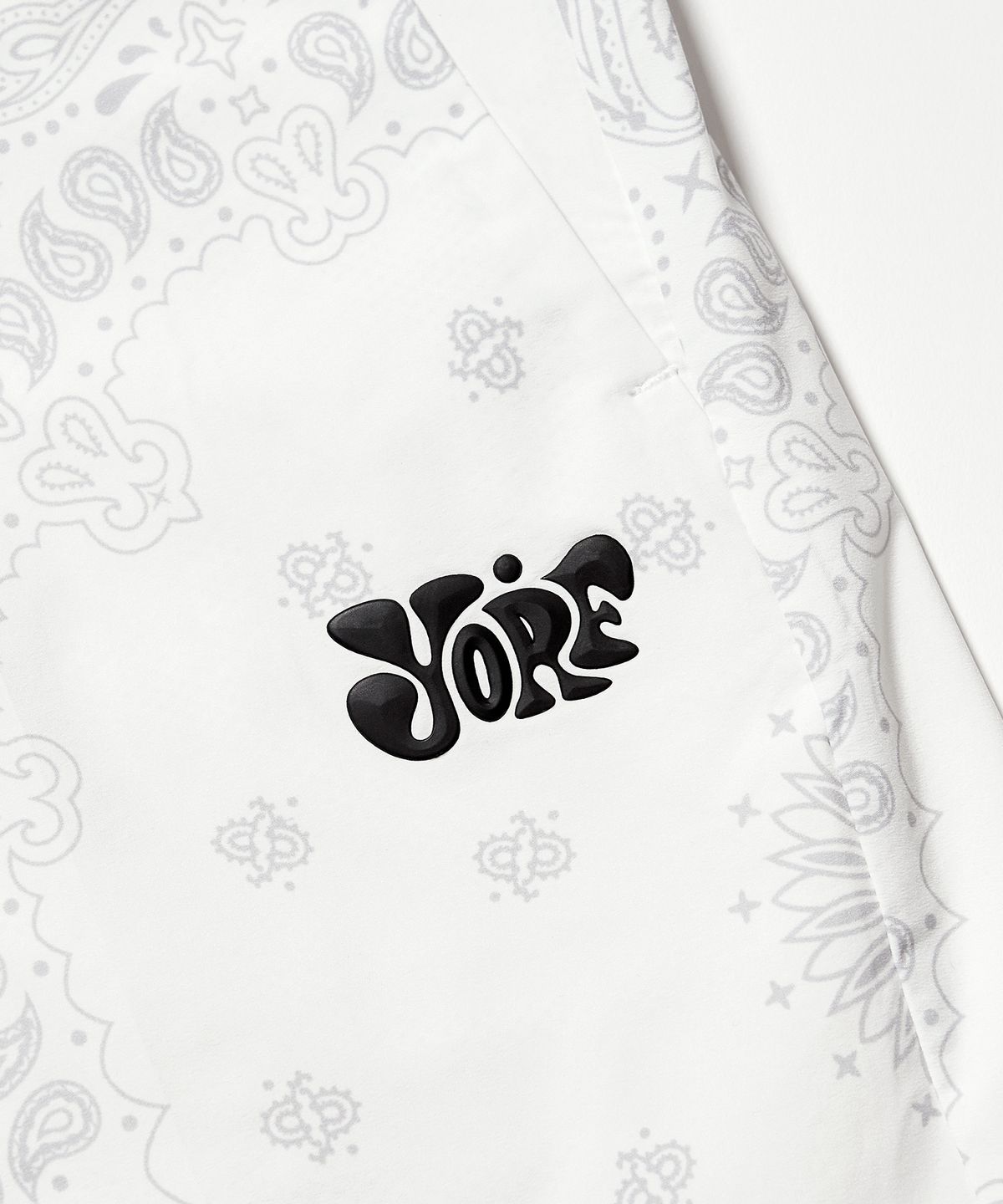 욜프(YORF) YORF SHORTS PAISLEY WHITE