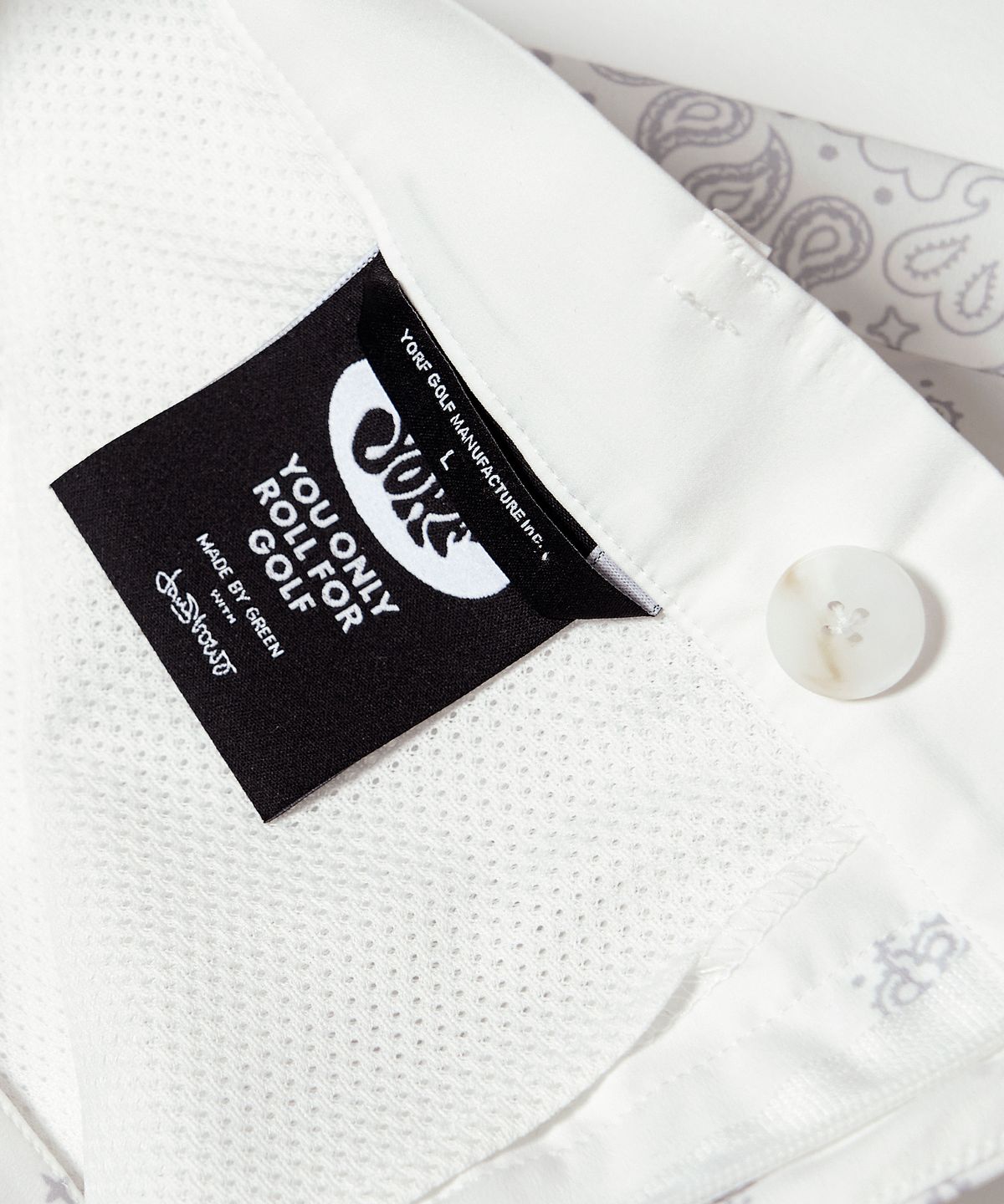 욜프(YORF) YORF SHORTS PAISLEY WHITE