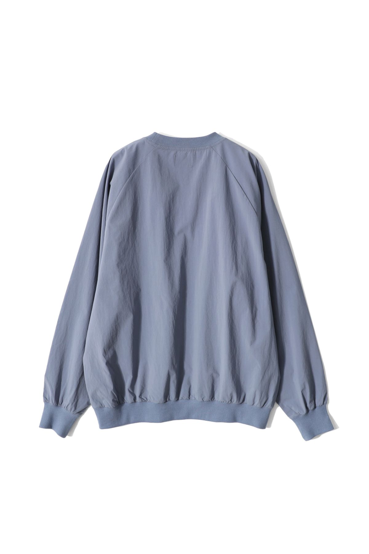 홀리선(HORLISUN) Jameson Long Woven Pullover Shirt Blue