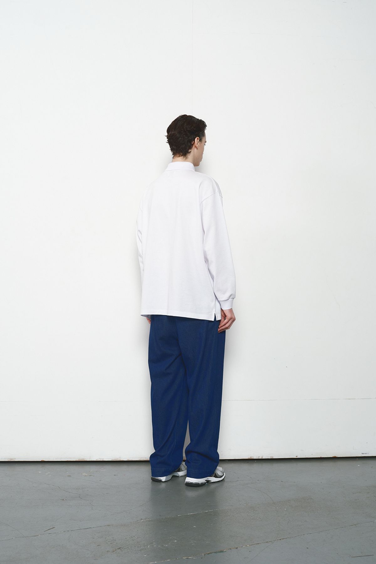홀리선(HORLISUN) Sumerset Long Pique Pullover Shirt White