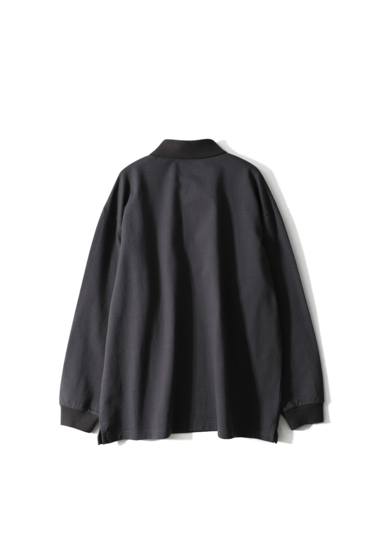 홀리선(HORLISUN) Sumerset Long Pique Pullover Shirt Charcoal