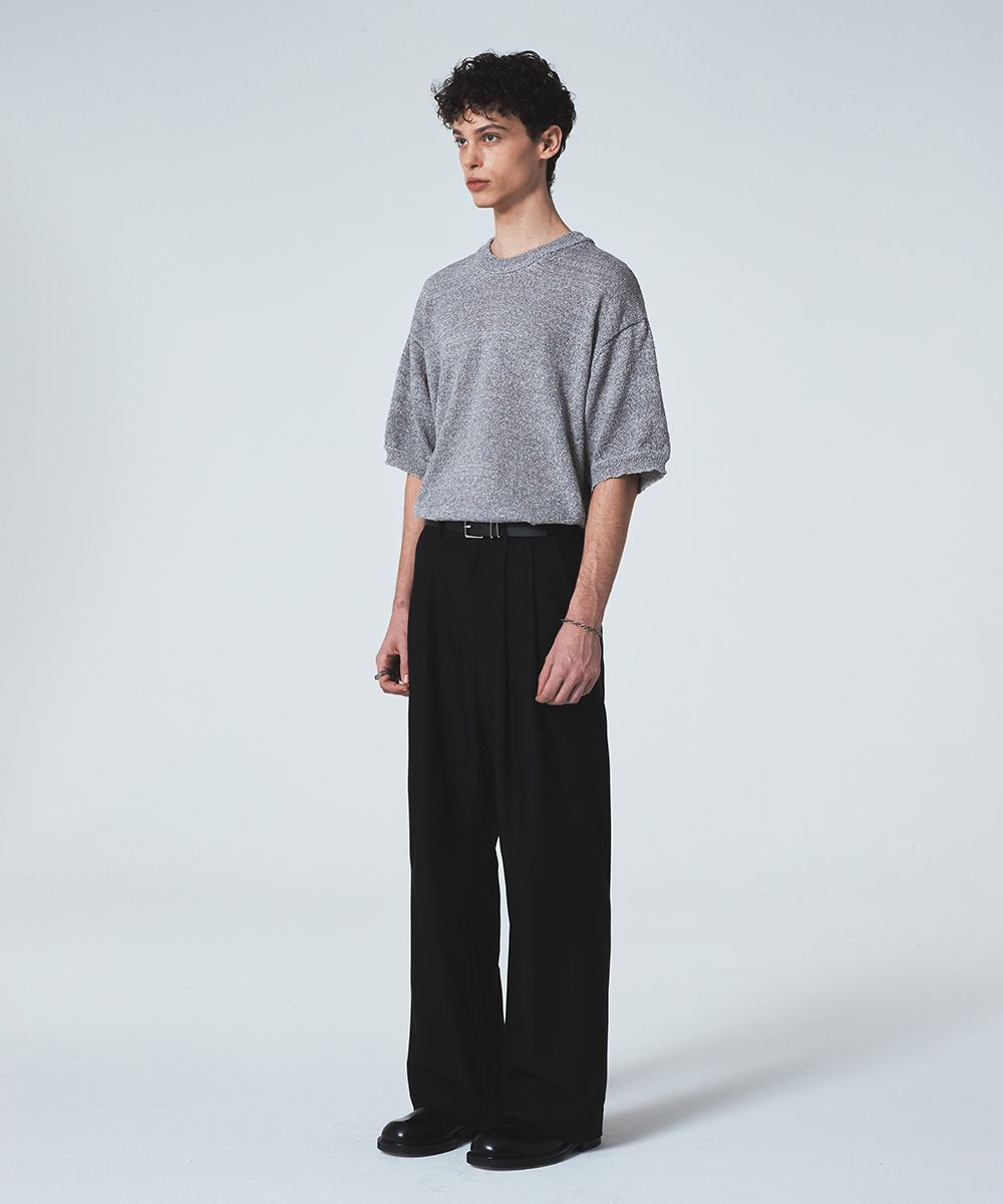MUSINSA | MAISON MINED SLOP BOUCLE HALF KINT GREY