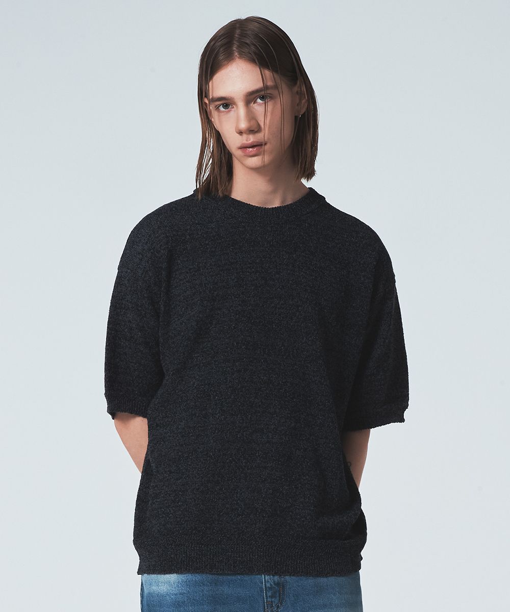 MUSINSA | MAISON MINED SLOP BOUCLE HALF KINT GREY