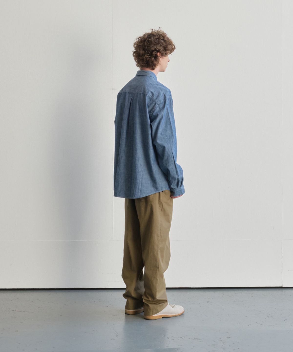 홀리선(HORLISUN) Cove Typewriter Resort Loose Pants Olive