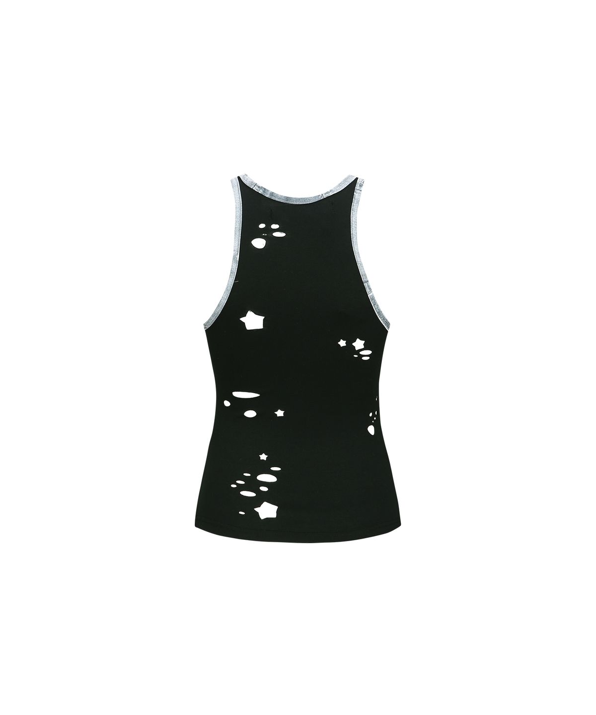 앤더슨벨(ADSB ANDERSSON BELL) 타티 레이져 컷아웃 슬리브리스 탑 atb1115w(BLACK)