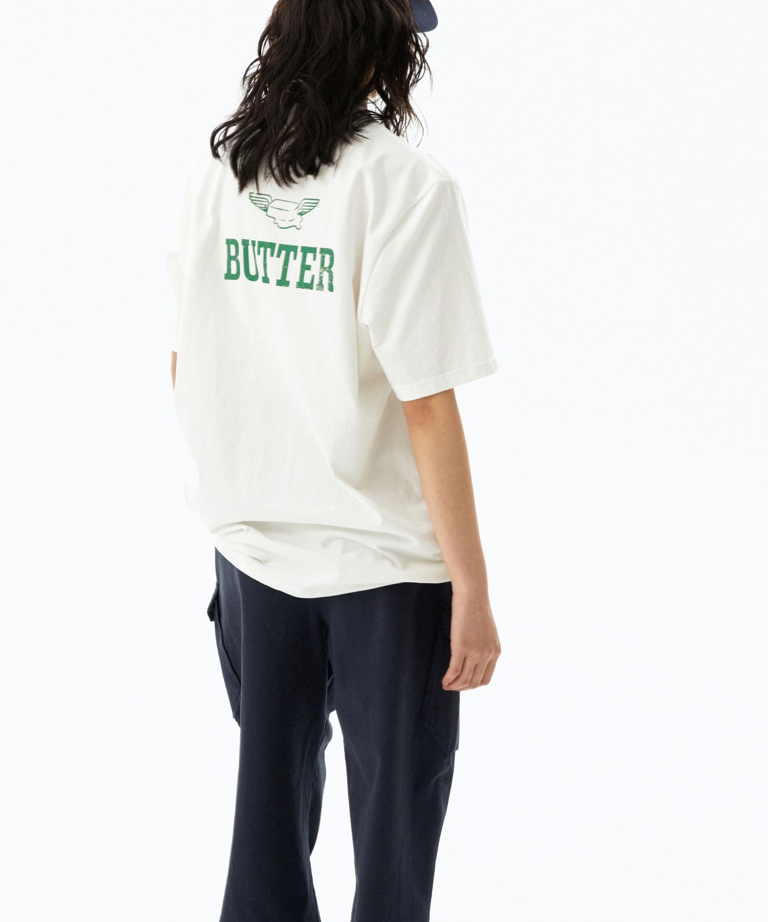 ☆GREENBUTTER☆BUTTER WING TEE MUSINSA | GREENBUTTER Butter Wing Tee (Ivory_GREEN)