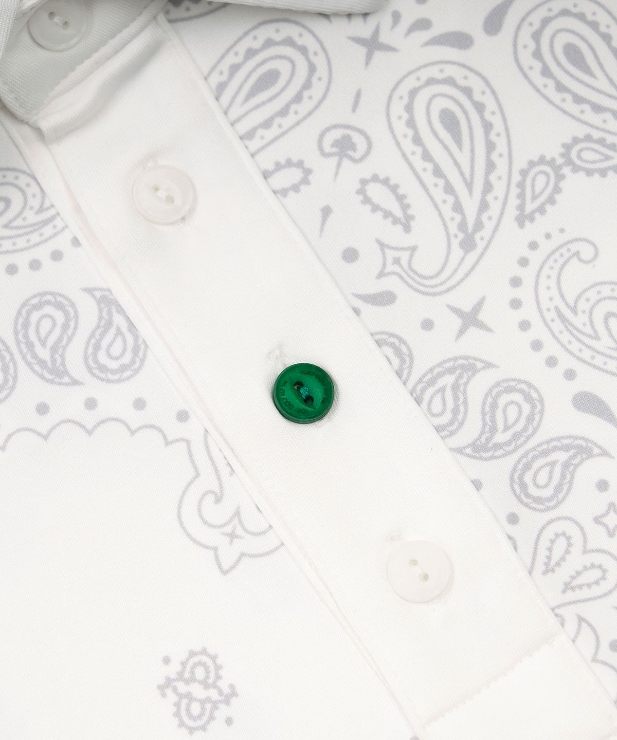 욜프(YORF) YORF PK SHIRTS PAISLEY WHITE