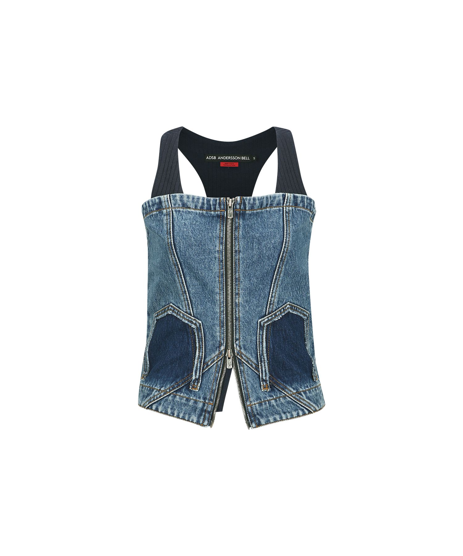 MUSINSA | ANDERSSON BELL Cove Constructed Denim bustier atb1101w