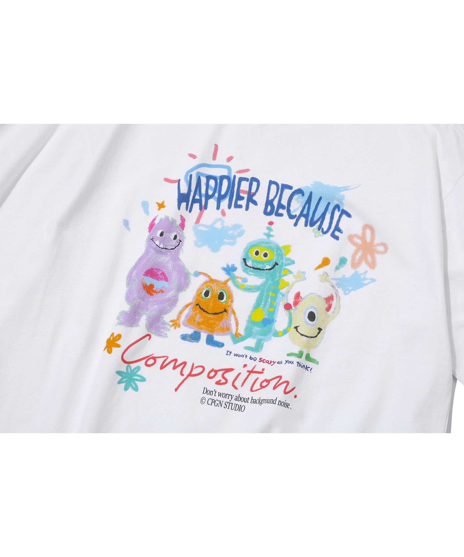 MUSINSA | CPGN STUDIO DTP Happy Day Short Sleeve Tee White