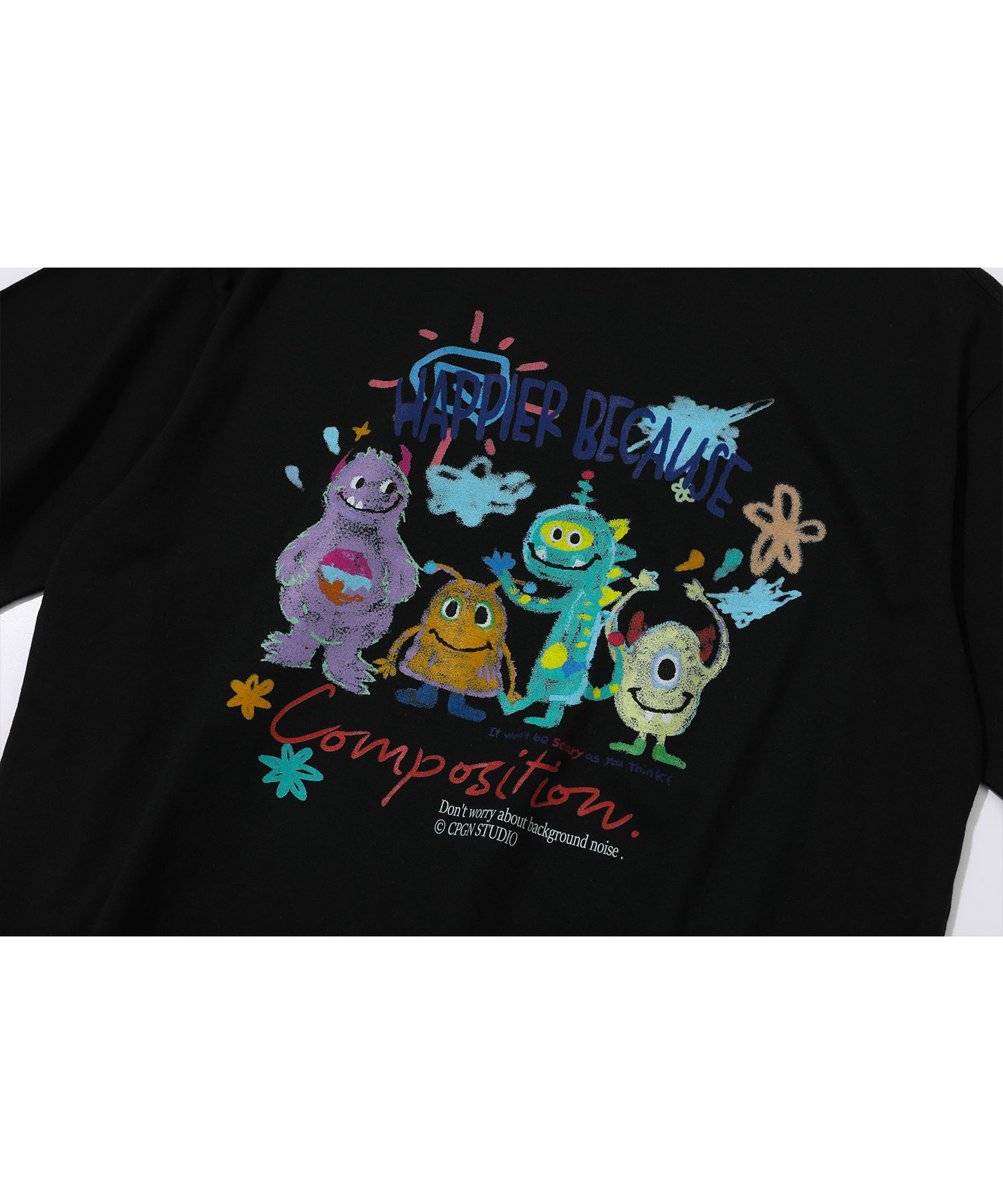 MUSINSA | CPGN STUDIO DTP Happy Day Short Sleeve Shirt Black