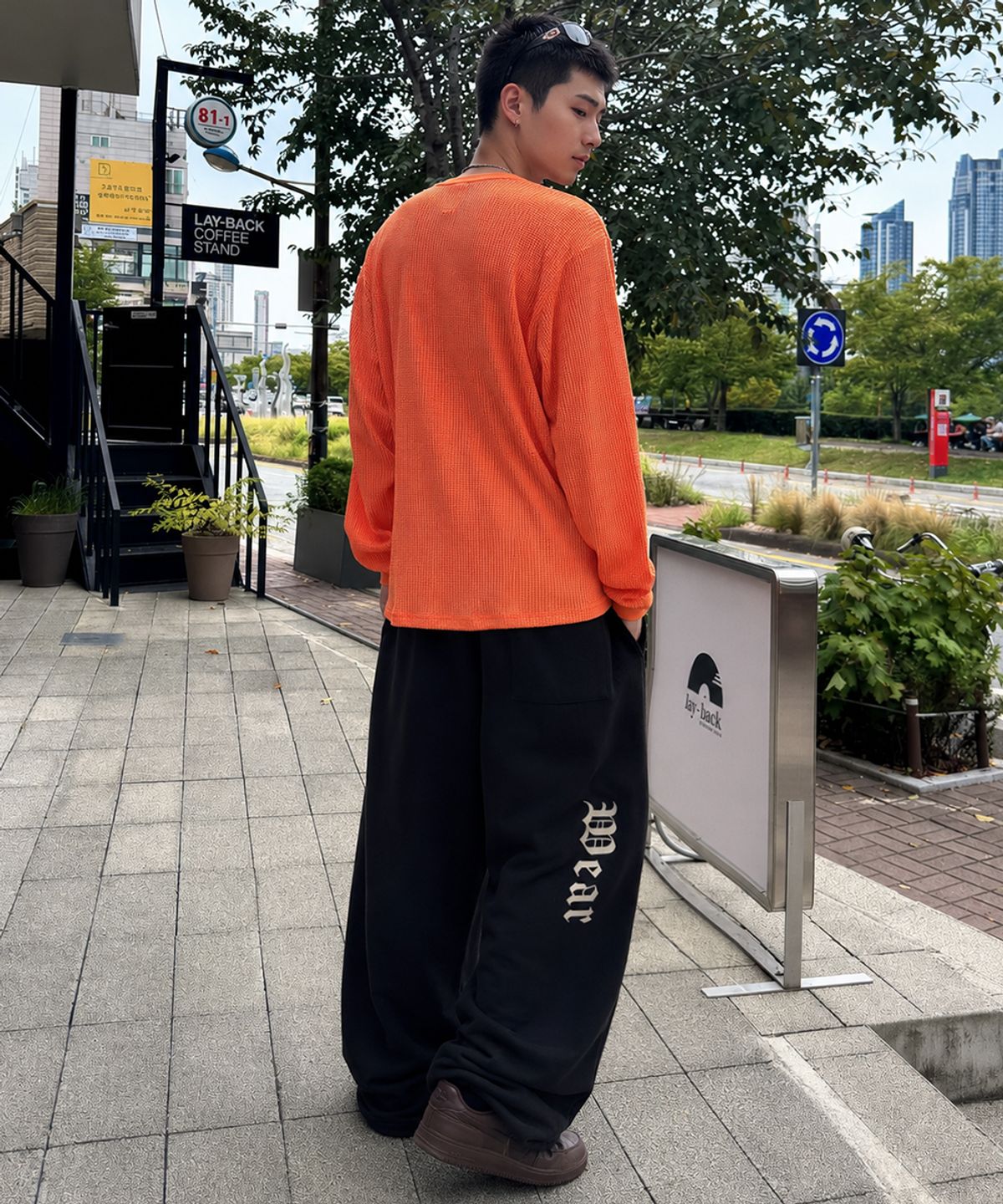 아티스트웨어(ARTISTWEAR) [ATW] 이넥서블 와이드 밴딩팬츠 - 2COLOR