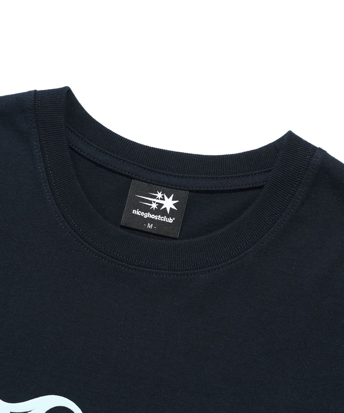나이스고스트클럽(NICEGHOSTCLUB) GUMMY BEAR&LOGO TEE_NAVY(NG2EMUT501A)
