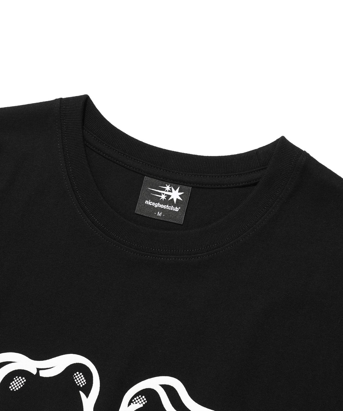 나이스고스트클럽(NICEGHOSTCLUB) GUMMY BEAR&LOGO TEE_BLACK(NG2EMUT501A)