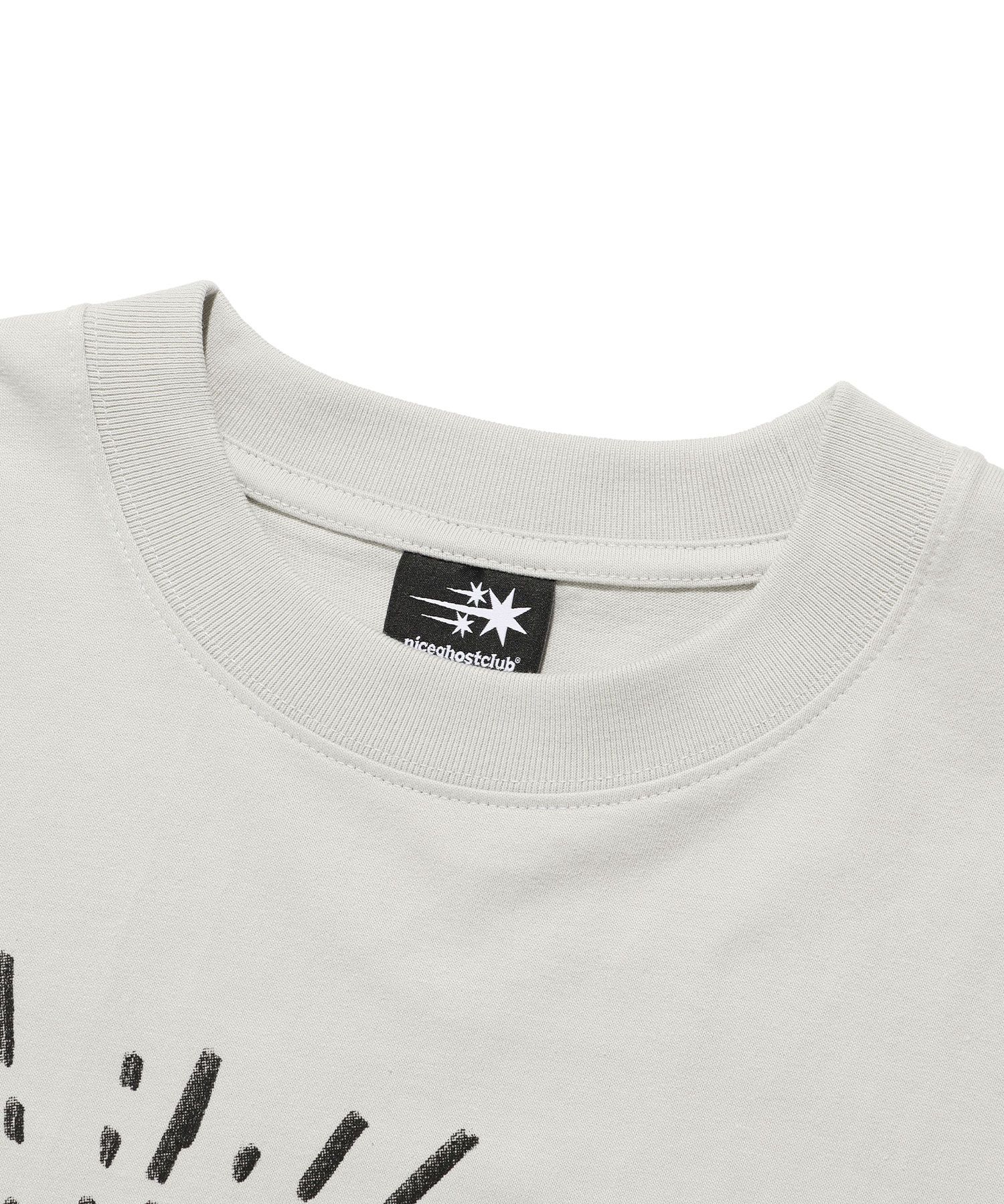 MUSINSA公式 | NICE GHOST CLUB UTOPIA BIG BIG TEE_GREY