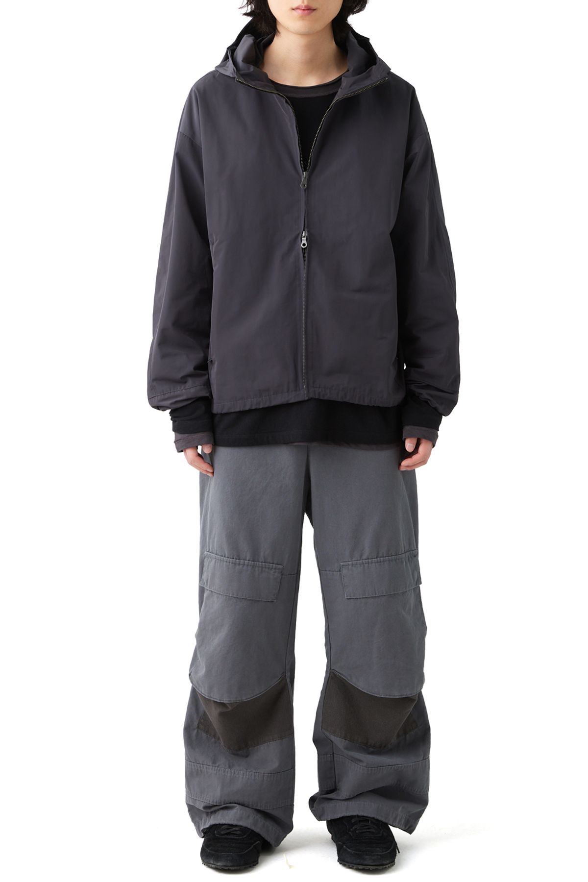 해칭룸(HATCHINGROOM) Berger Parka V2 Purple Charcoal