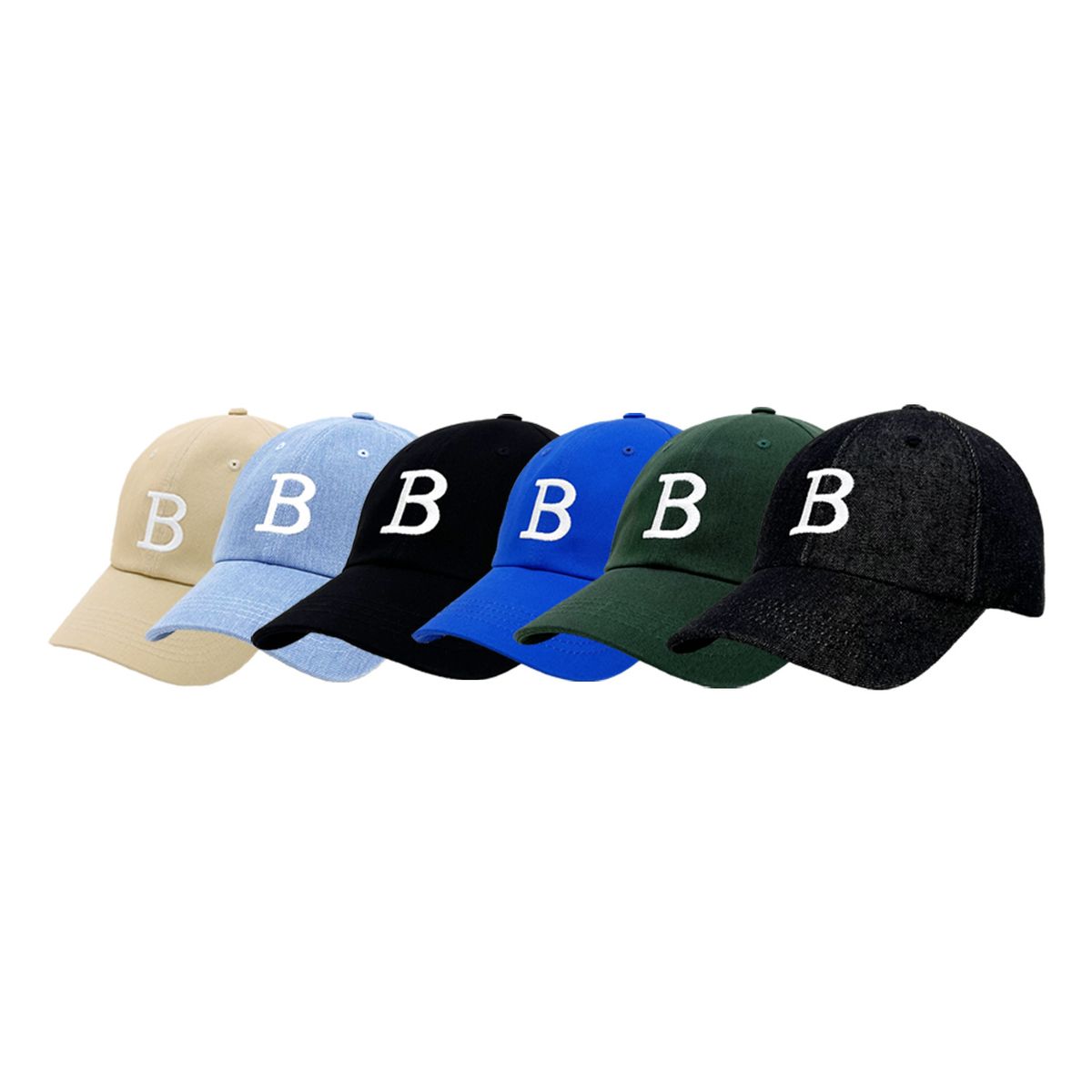 뱉매스(BETMASS) 베이직 비 로고 볼캡 (베이지)