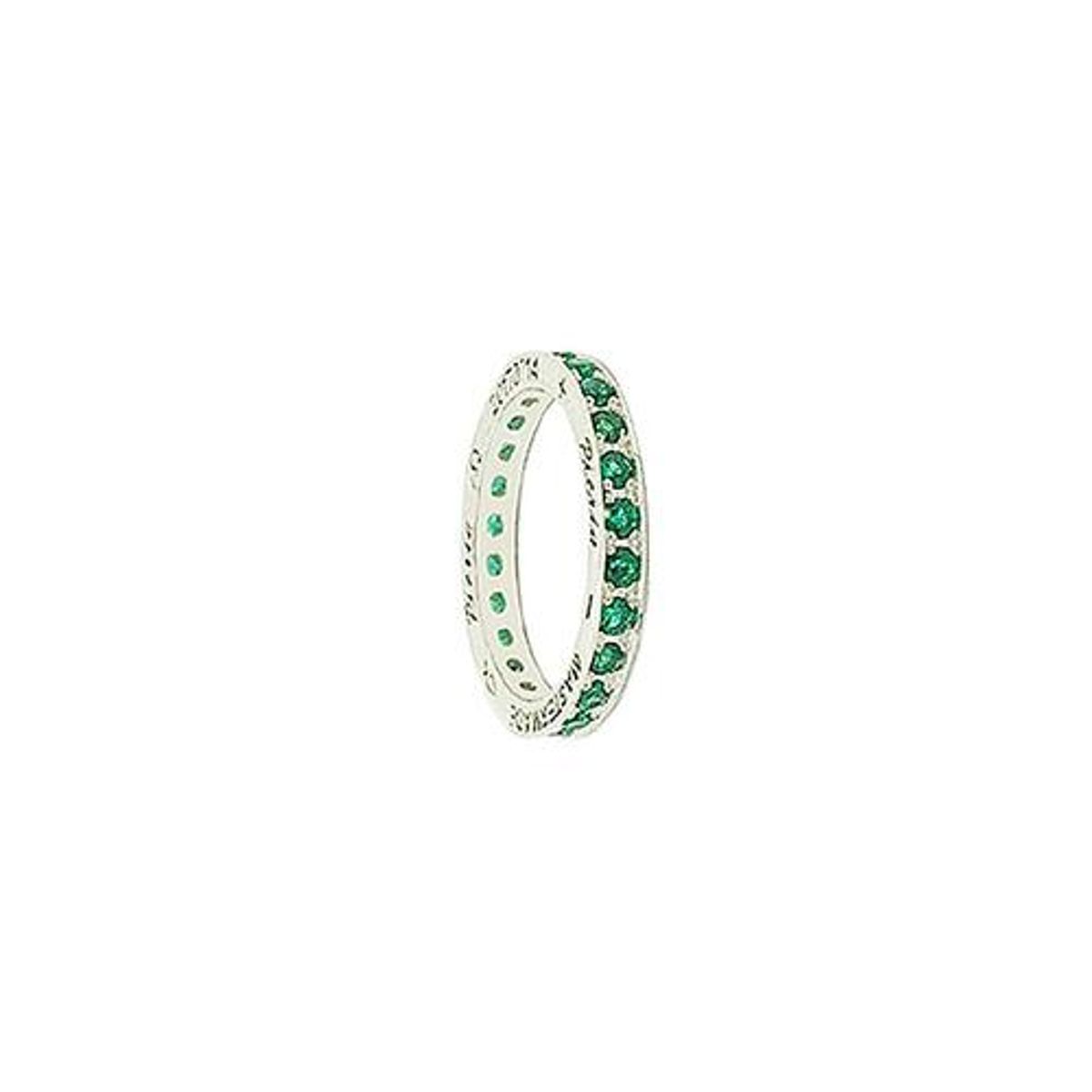 프리카 주얼리(FRICA JEWELRY) 인그레이빙 스톤 링 3 (그린)