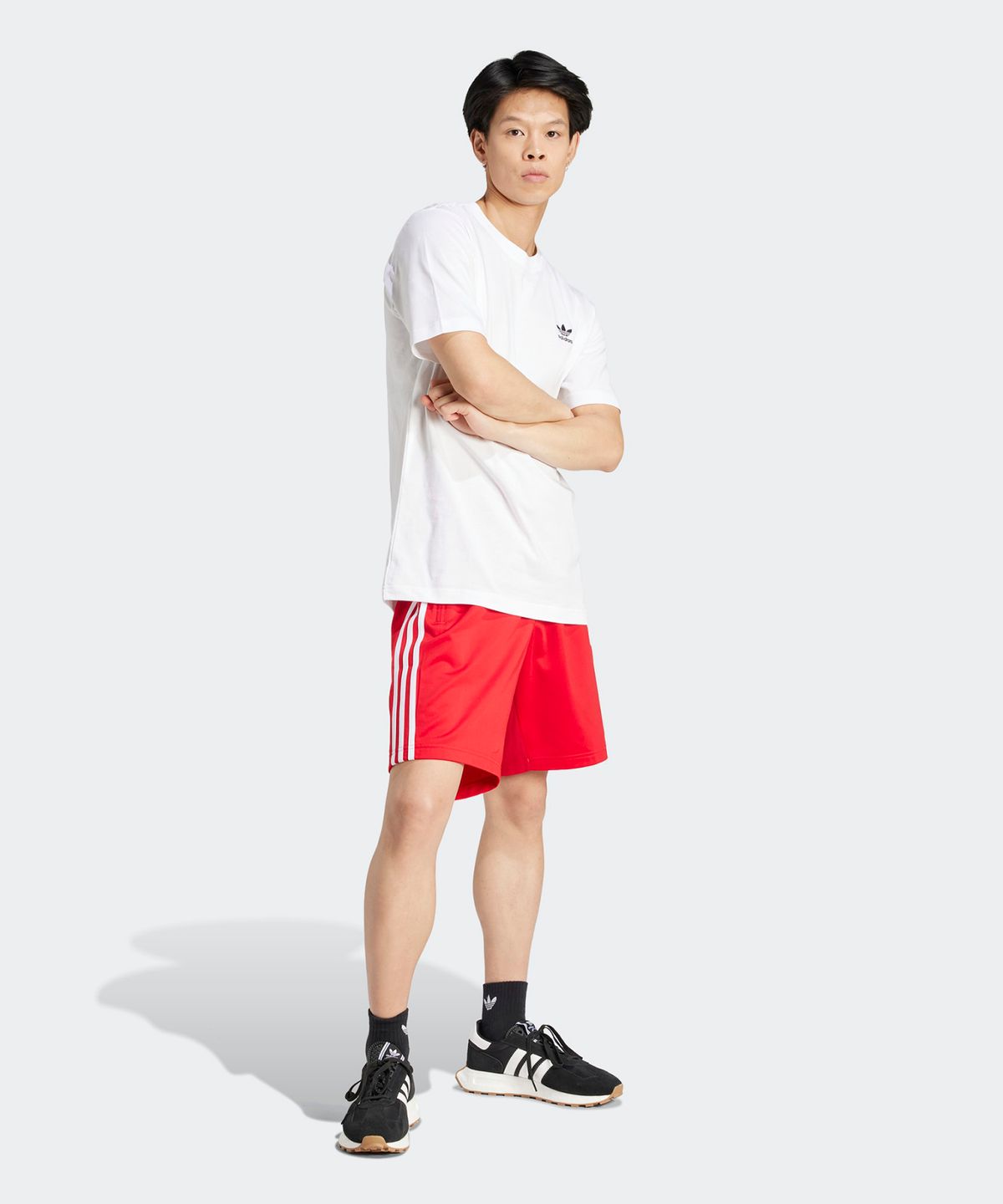 아디다스(ADIDAS) 파이어버드 숏 팬츠 - 스칼렛 / IM9421