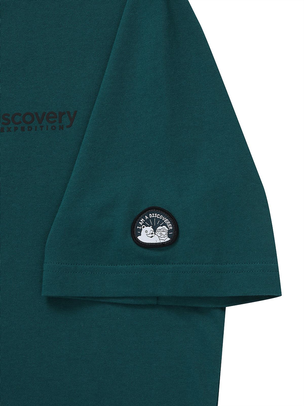 디스커버리 익스페디션(DISCOVERY EXPEDITION) 메인크루 아웃도어 비치 그래픽 티셔츠 (D/TURQUOISE)