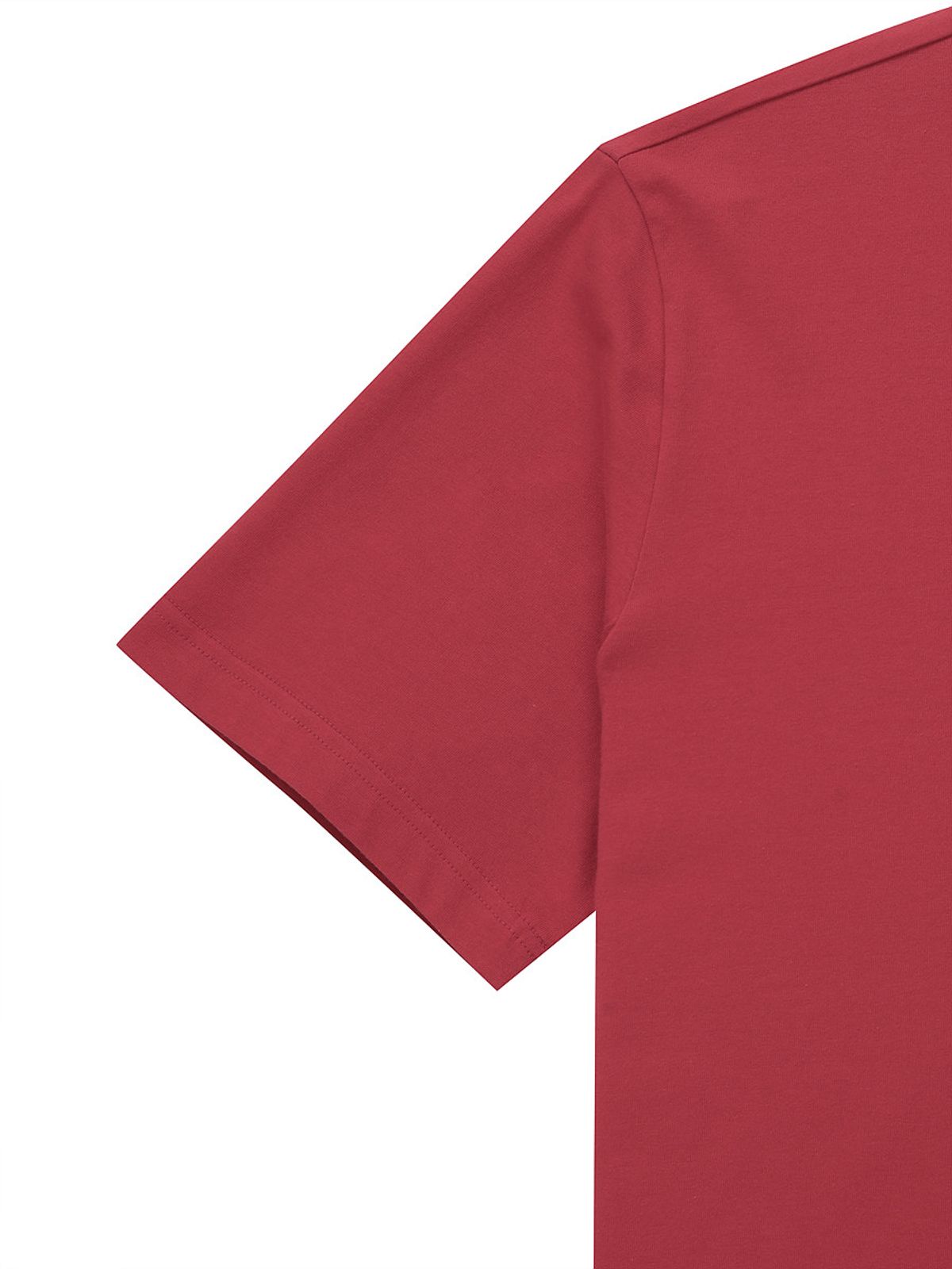 디스커버리 익스페디션(DISCOVERY EXPEDITION) 메인크루 아웃도어 포레스트 그래픽 티셔츠 (RED)