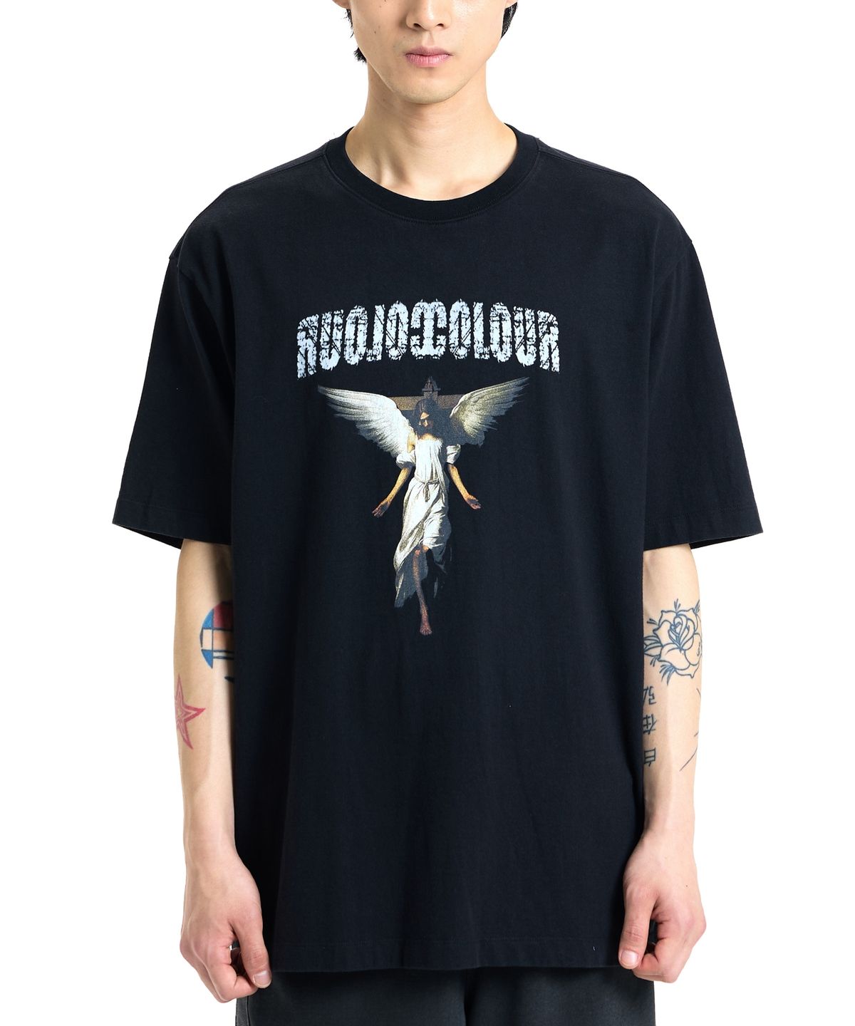 본바트(VONVAT) Angel Graphic Washed Short Sleeve