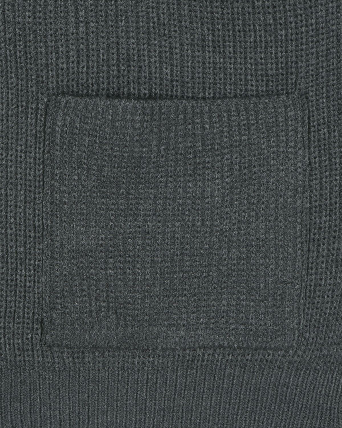 비슬로우(BESLOW) MILITARY KNIT ZIP-UP VEST CHARCOAL