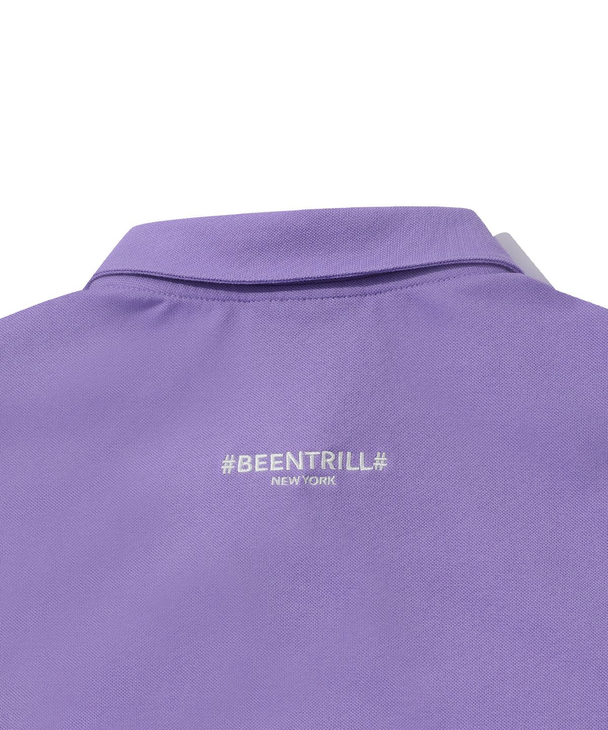빈트릴 뉴욕(BEENTRILL NEWYORK) 폴로 오버핏 롱 원피스(라이트 퍼플)