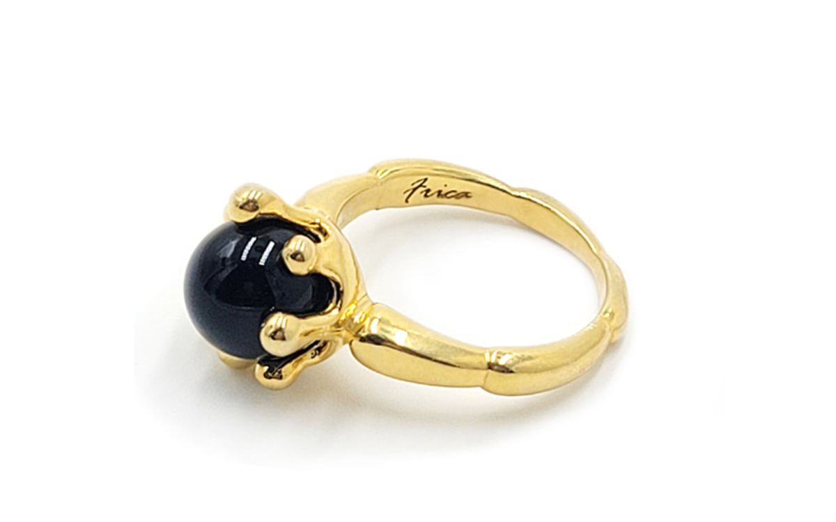 프리카 주얼리(FRICA JEWELRY) 멜팅 링 3 (오닉스)