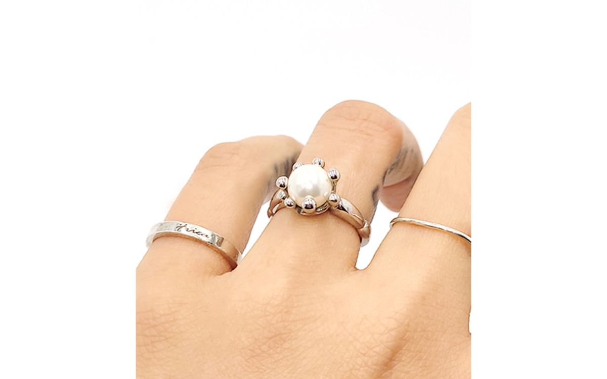 프리카 주얼리(FRICA JEWELRY) 멜팅 링 1 (진주)