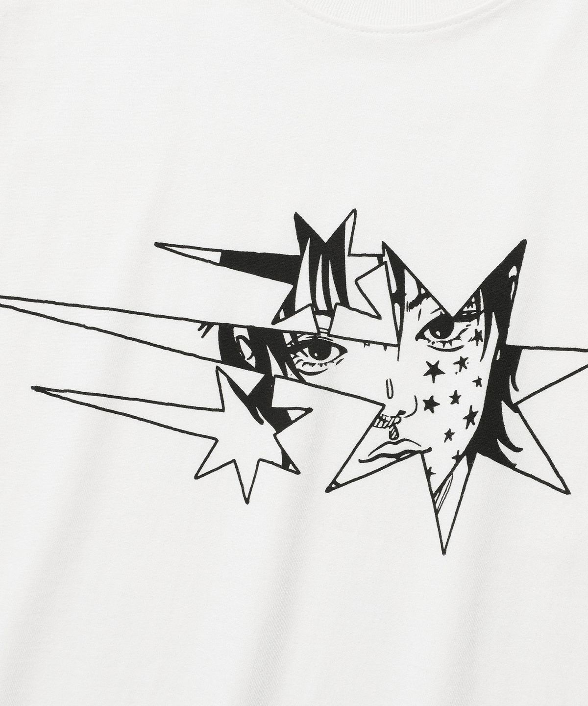 나이스고스트클럽(NICEGHOSTCLUB) ANIME STAR TEE_WHITE(NG2EMFT580A)