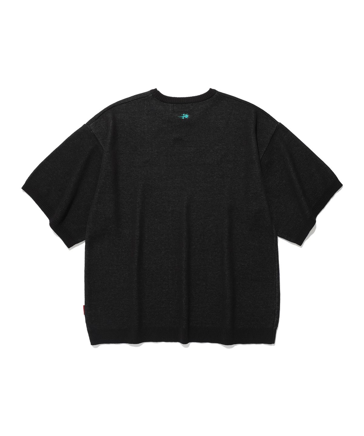 나이스고스트클럽(NICEGHOSTCLUB) GHOST EYES BIG BIG KNIT TEE_BLACK(NG2EMUK605A)