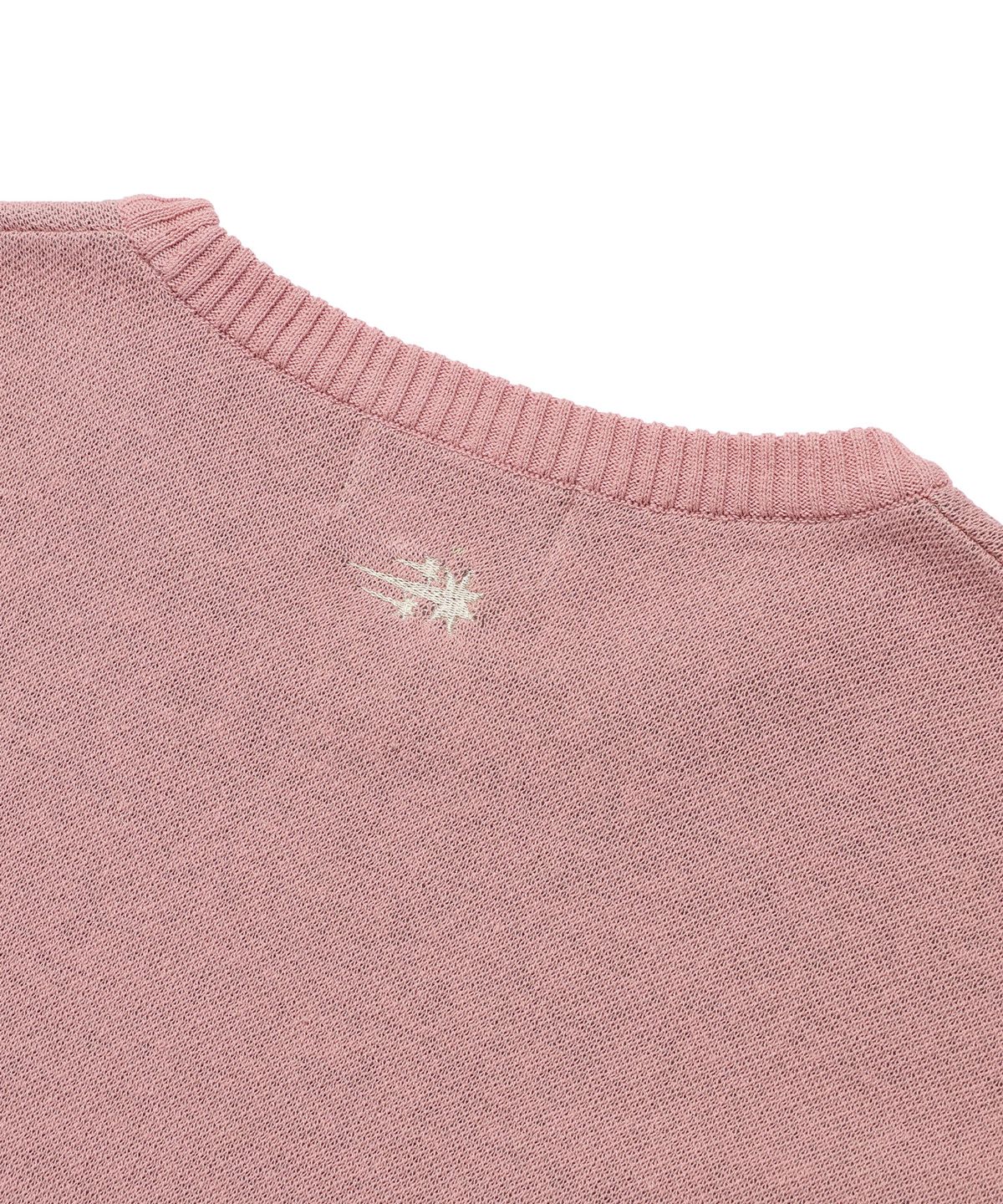 나이스고스트클럽(NICEGHOSTCLUB) KIDNAPPING BIG BIG KNIT TEE_DUST PINK(NG2EMUK604A)