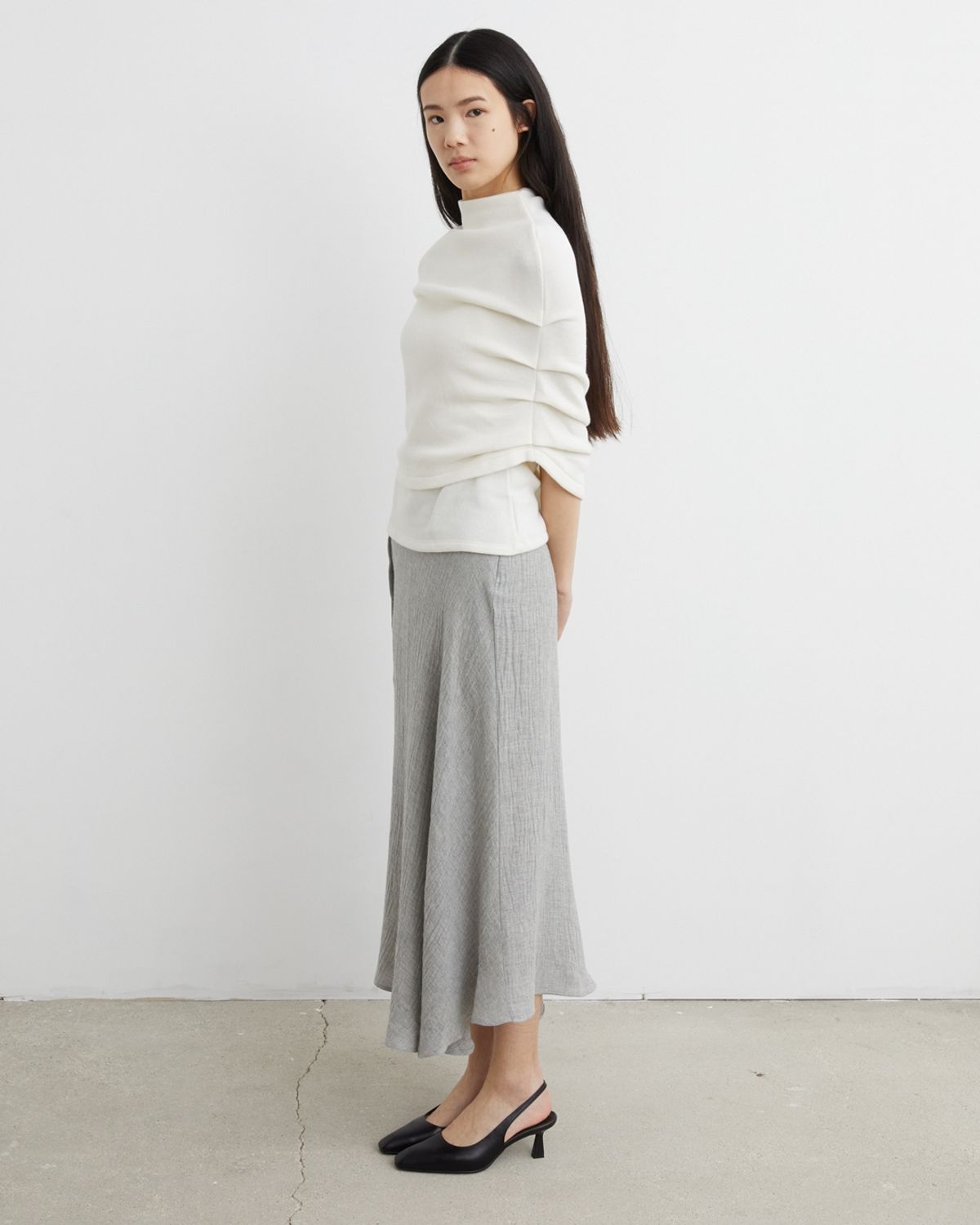 더 클로이스터(THECLOISTER) 엣지 토 슬링백 (3 COLORS)