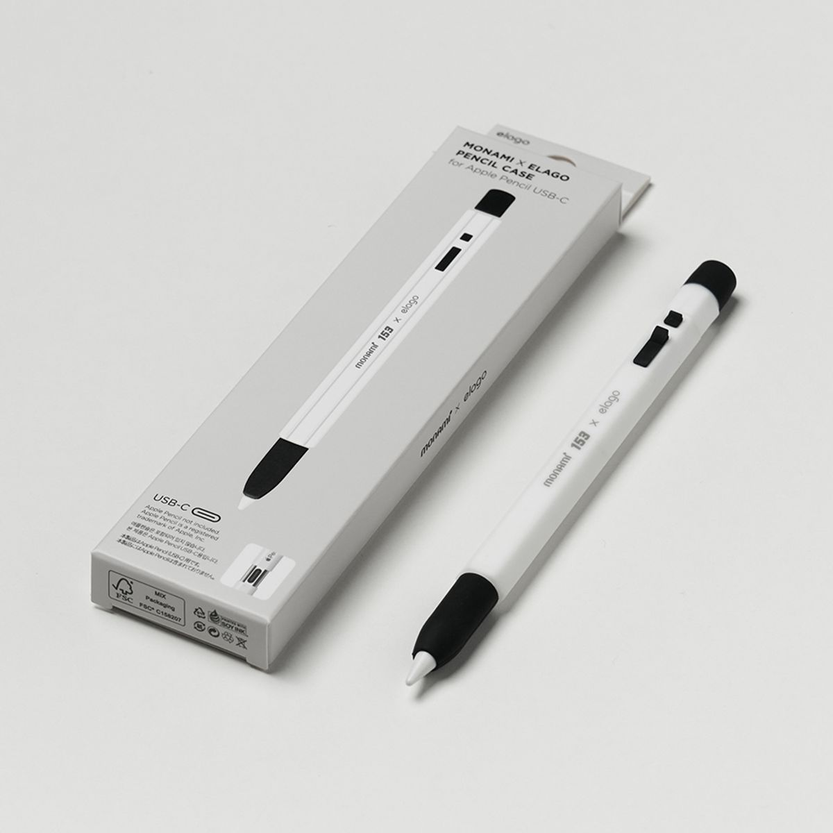 엘라고(ELAGO) 모나미 애플펜슬 USB-C 실리콘 케이스