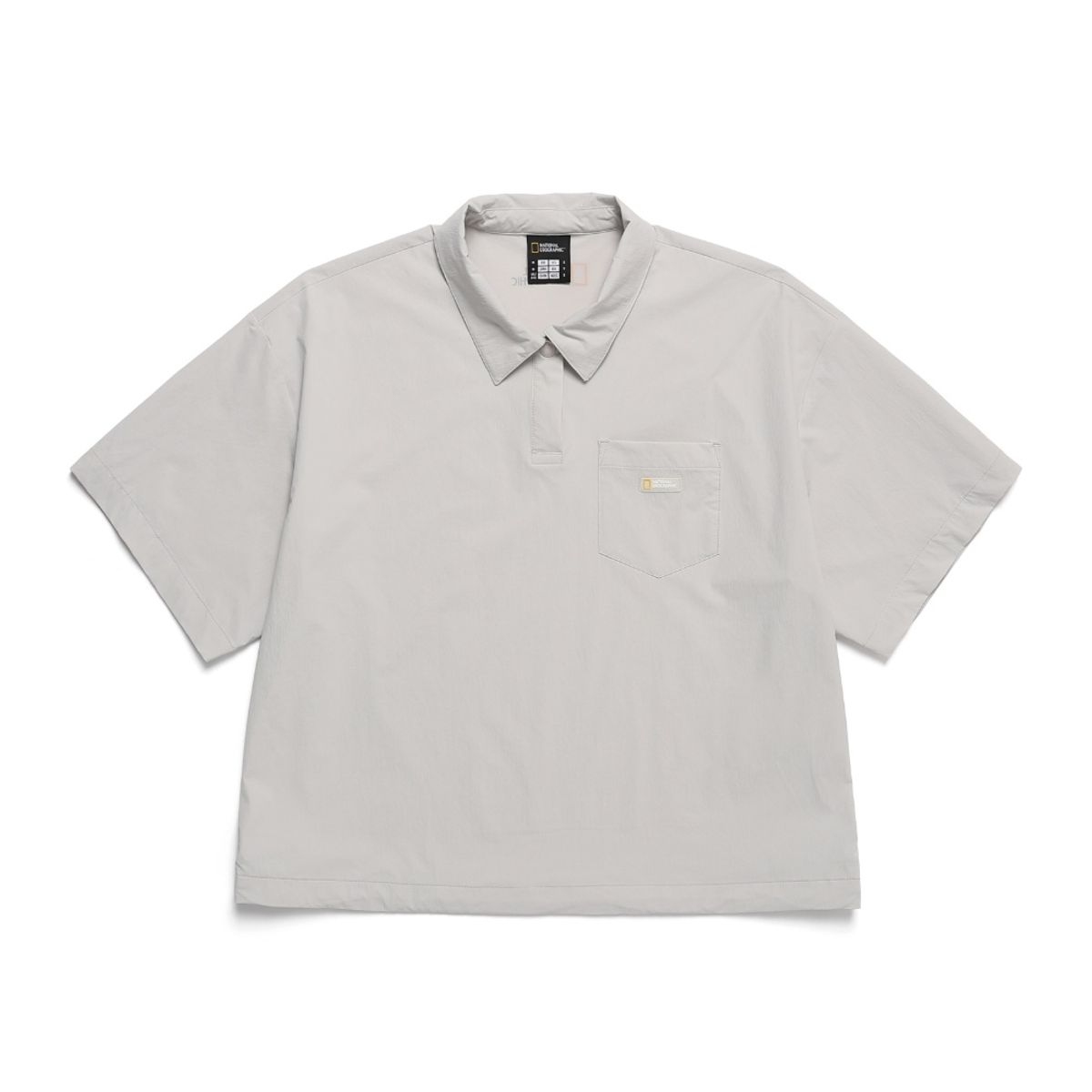 내셔널지오그래픽(NATIONALGEOGRAPHIC) N242WTS960 여성 아델리 경량 우븐 스트레치 카라티셔츠 ICE GREY