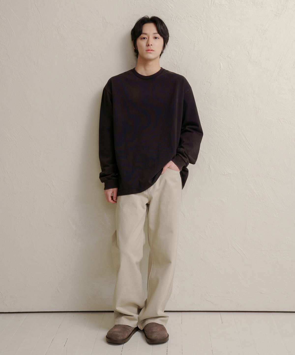 덴메이드(DENMADE) DEN0602 Extra Wide Cotton Pants (Light Beige)