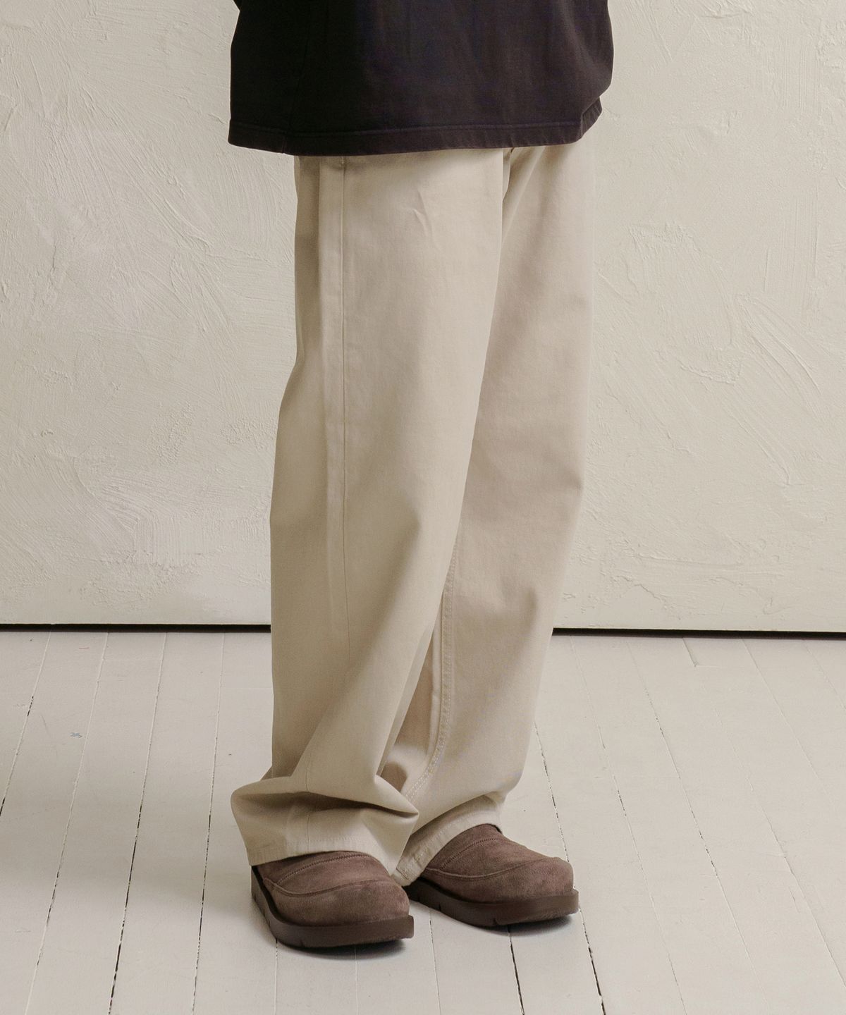 덴메이드(DENMADE) DEN0602 Extra Wide Cotton Pants (Light Beige)
