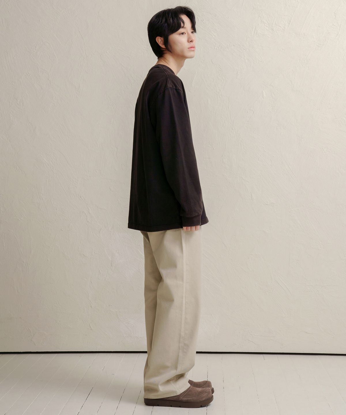 덴메이드(DENMADE) DEN0602 Extra Wide Cotton Pants (Light Beige)