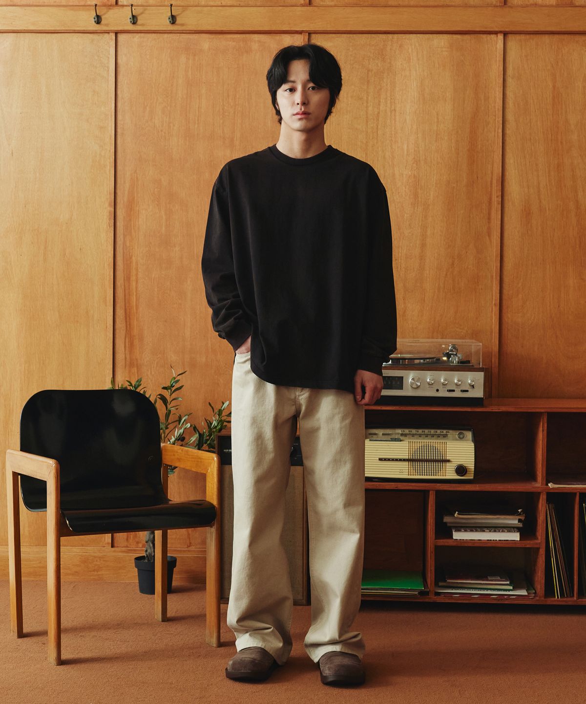 덴메이드(DENMADE) DEN0602 Extra Wide Cotton Pants (Light Beige)