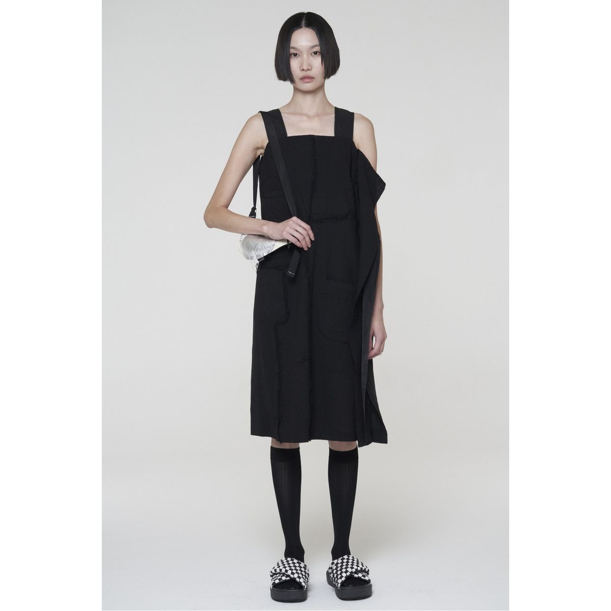 래코드(RECODE) Puzzle Selvedge Dress_RQDAS24542BKX