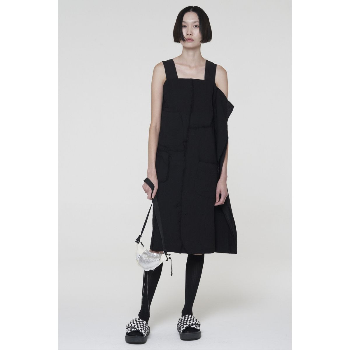 래코드(RECODE) Puzzle Selvedge Dress_RQDAS24542BKX