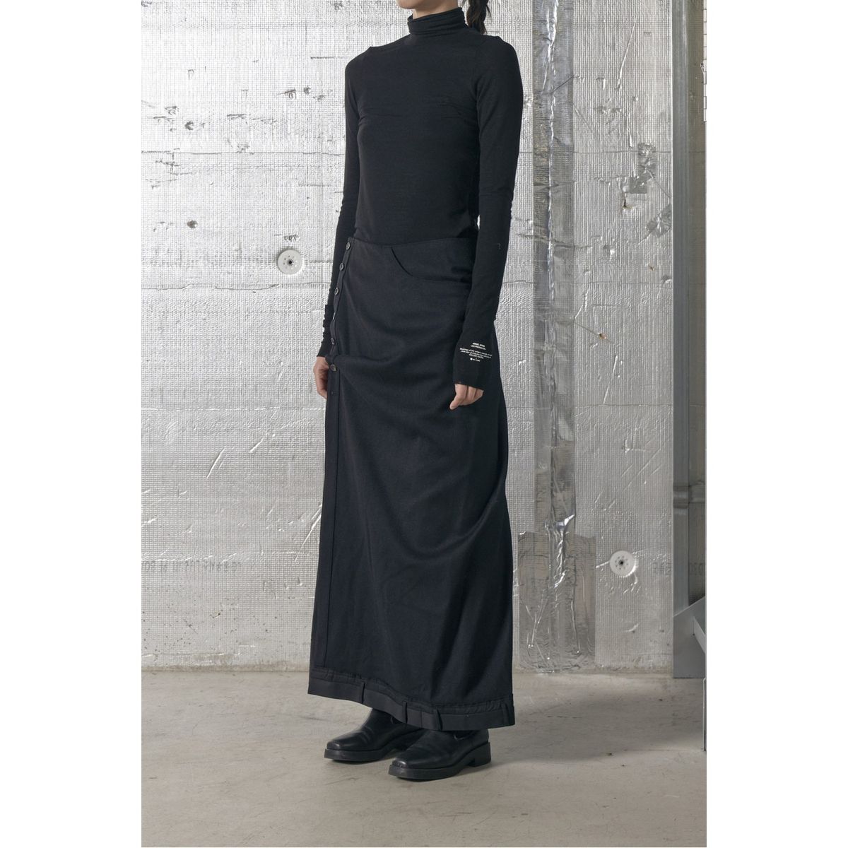 래코드(RECODE) Angel Wool Jersey Top_RQTAX24522BKX
