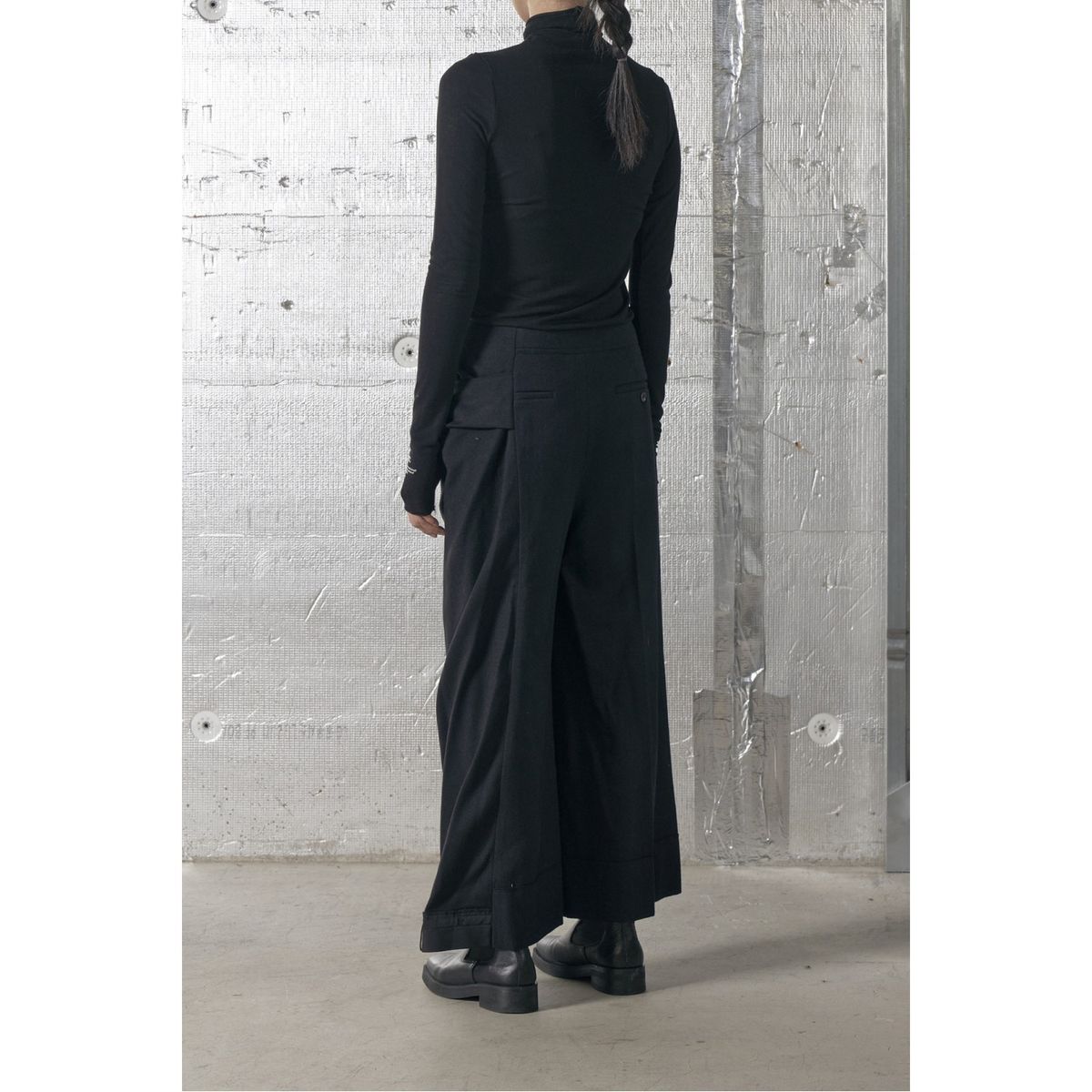 래코드(RECODE) Angel Wool Jersey Top_RQTAX24522BKX