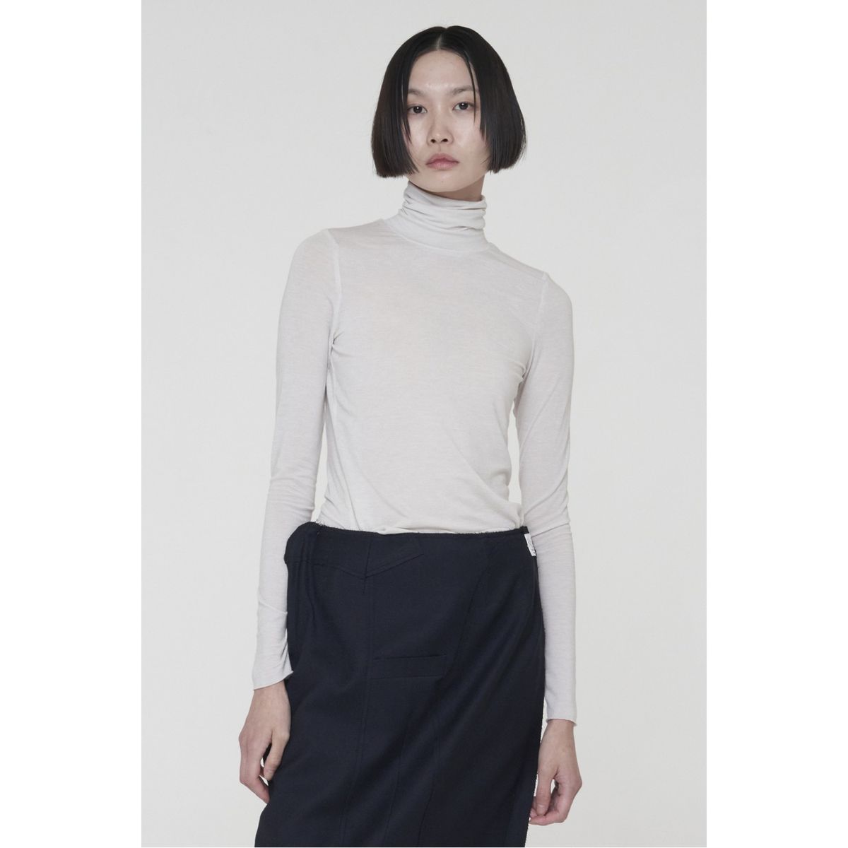 래코드(RECODE) Angel Wool Jersey Top_RQTAX24522IVX